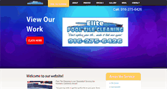 Desktop Screenshot of elitepooltilecleaning.com